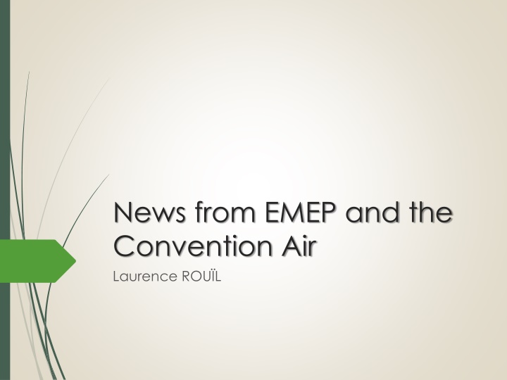 news from emep and the convention air laurence n.w