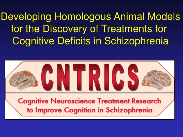 developing homologous animal models n.w