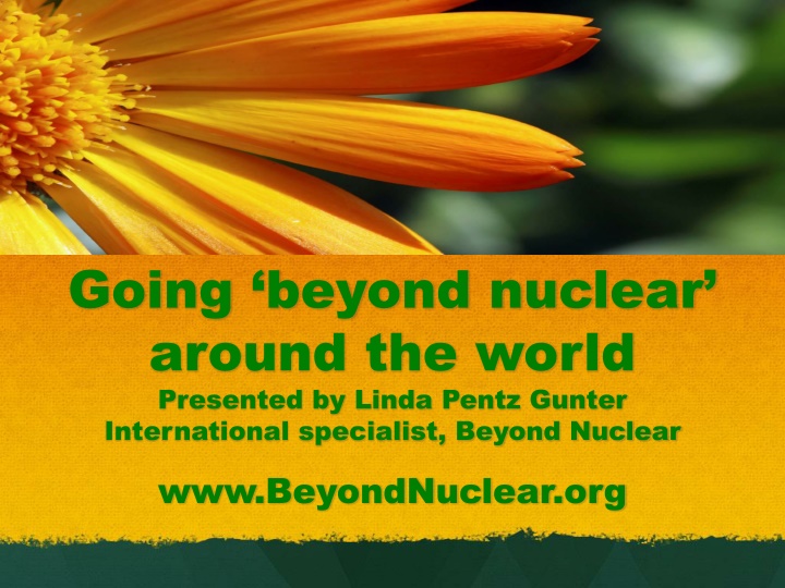 going beyond nuclear around the world presented n.w