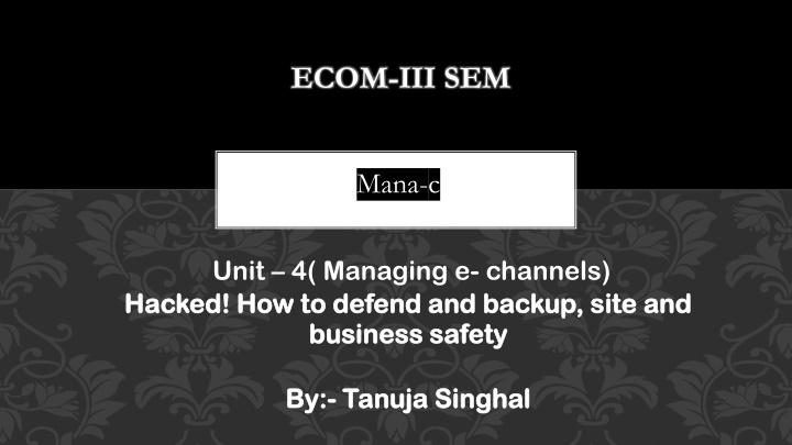 ecom iii sem n.w