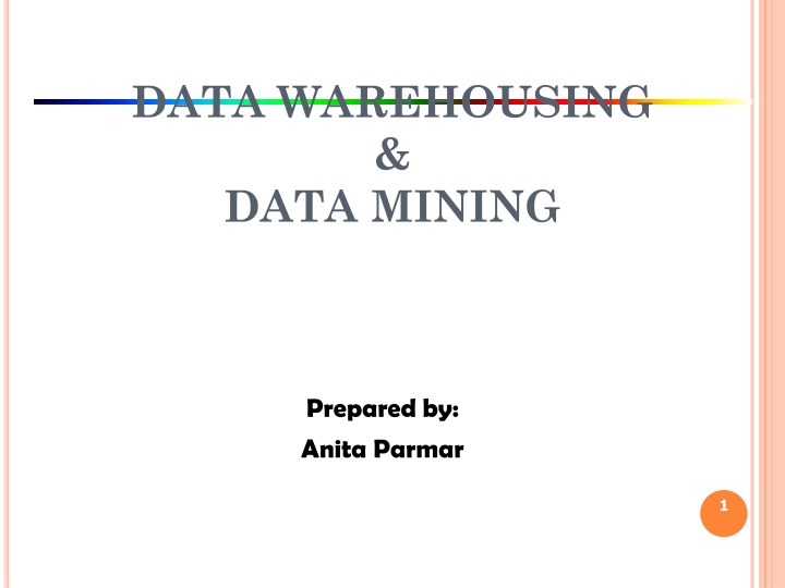 data warehousing data mining n.w