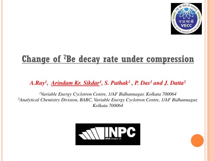 7Be Decay Rate under Compression: Effects on Electron Capture
