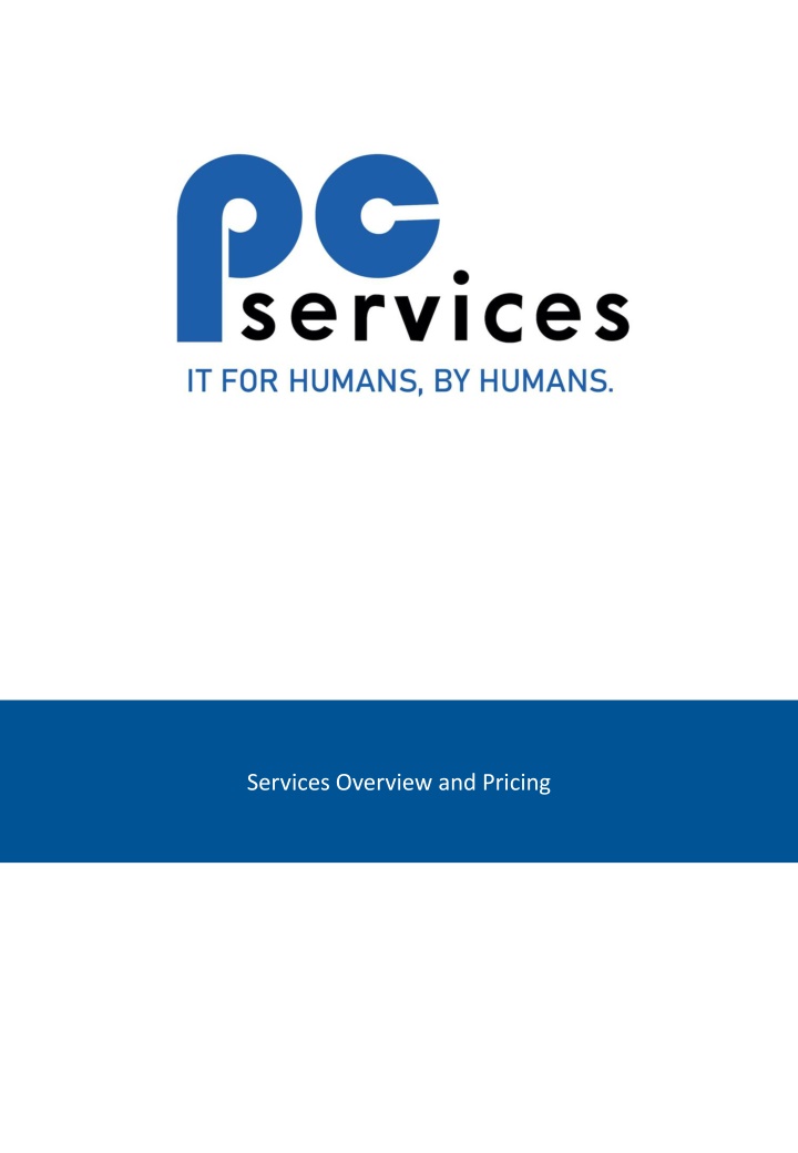 services overview and pricing n.w
