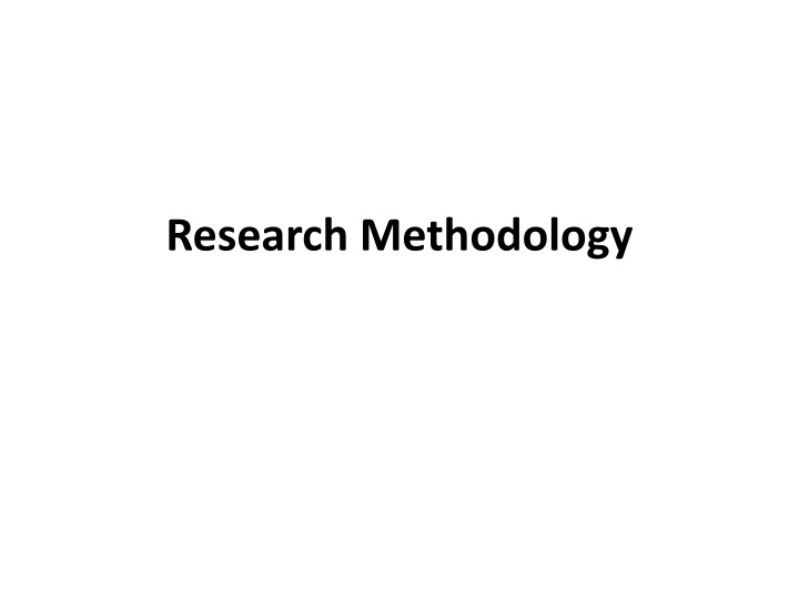 research methodology n.w