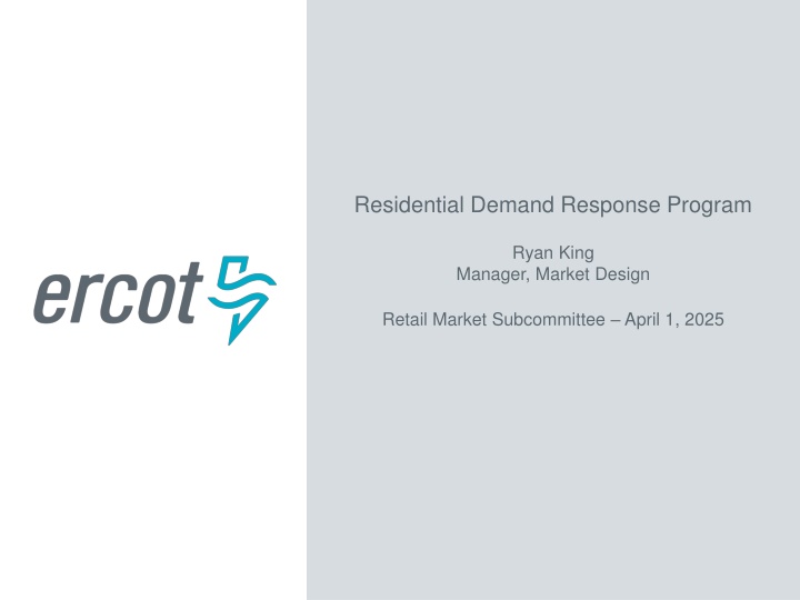 residential demand response program n.w