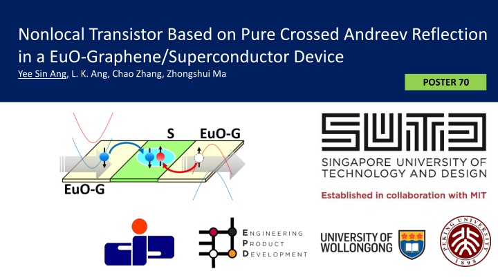nonlocal transistor based on pure crossed andreev n.w