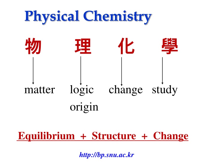 physical chemistry n.w