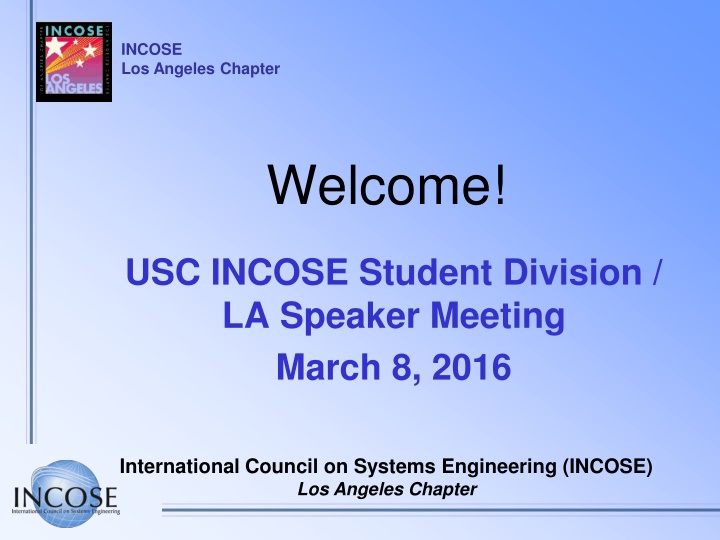 incose los angeles chapter n.w