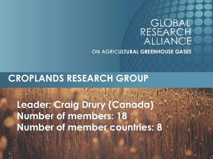 croplands research group n.w
