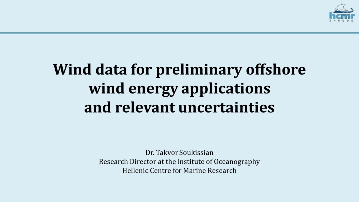 Preliminary Offshore Wind Energy Data Analysis