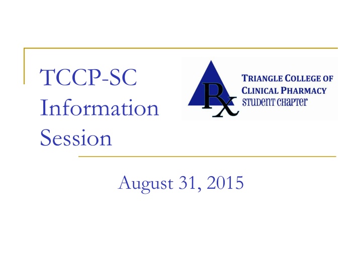 tccp sc information session n.w