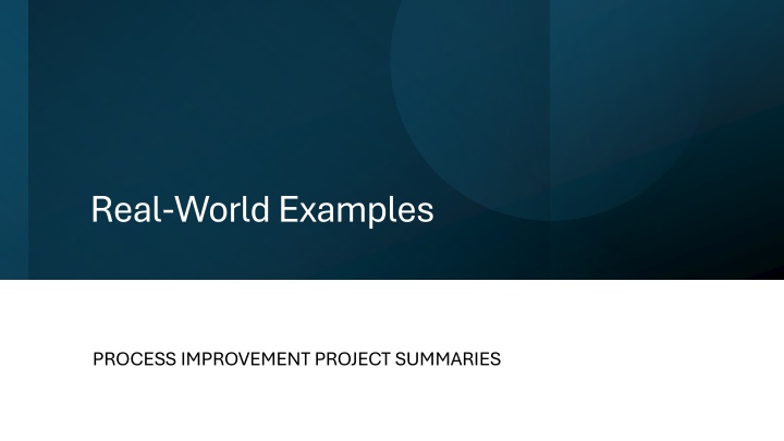 real world examples n.w