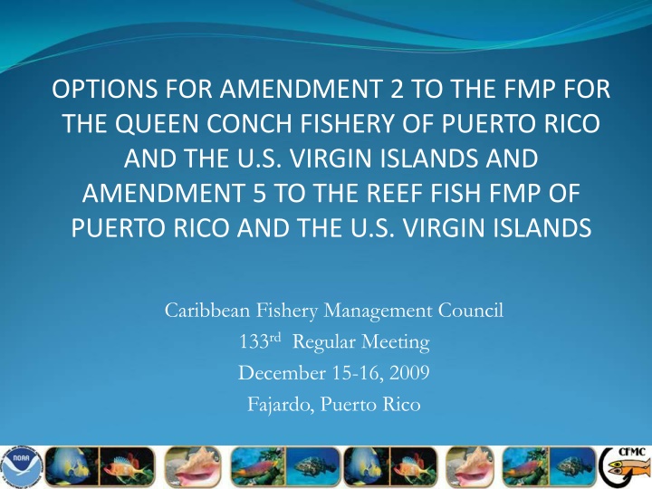 options for amendment 2 to the fmp for the queen n.w