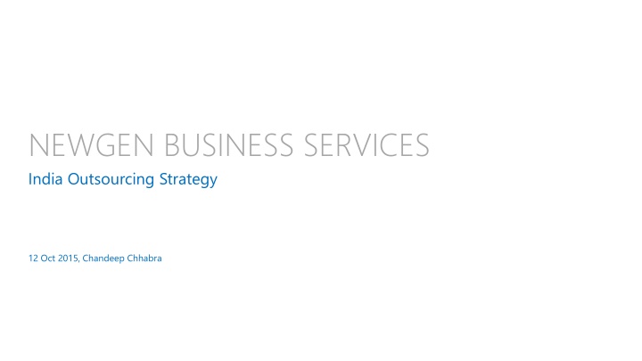 newgen business services india outsourcing n.w