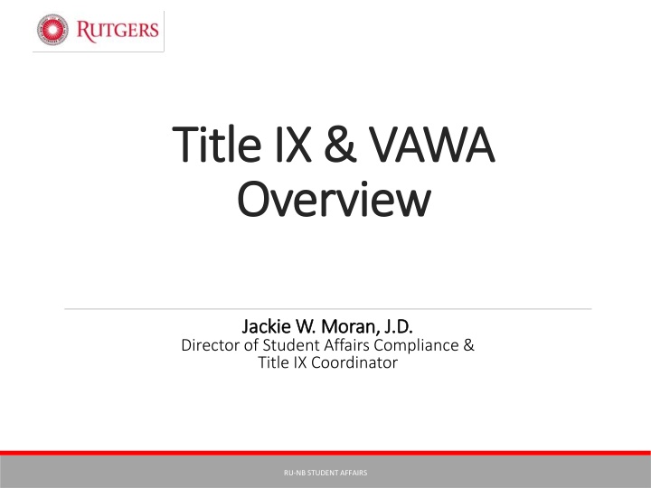 title ix vawa title ix vawa overview overview n.w