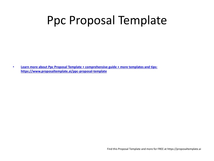 ppc proposal template n.w