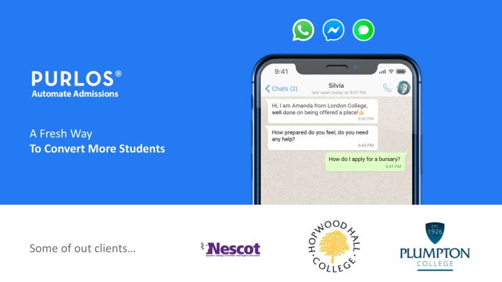 a fresh way to convert more students n.w