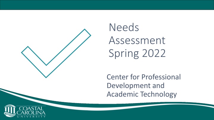 Center for Professional Development: Spring 2022 Needs Assessment