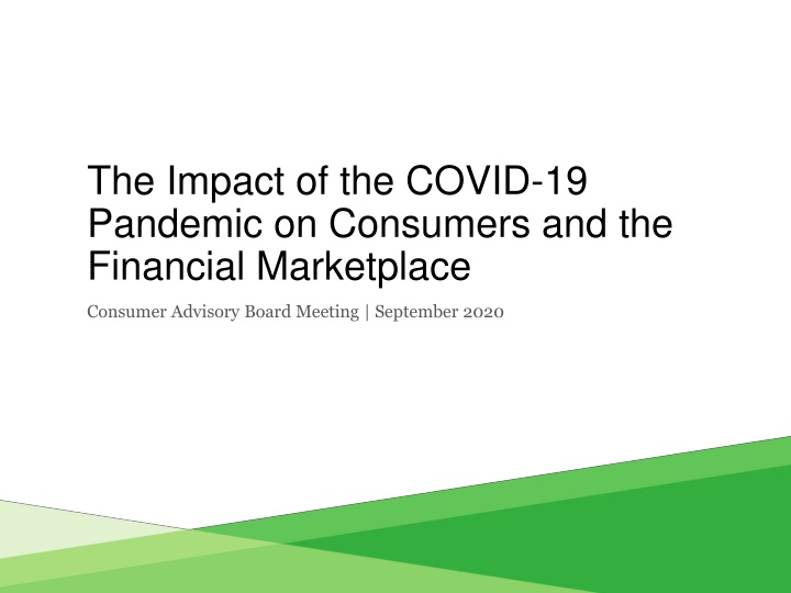 the impact of the covid 19 pandemic on consumers n.w
