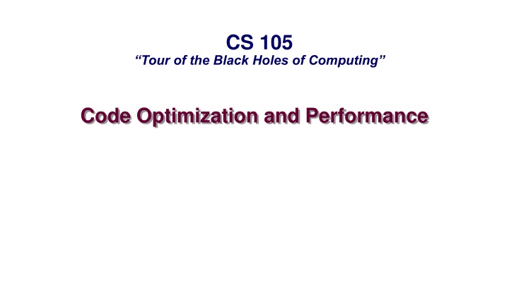 cs 105 n.w