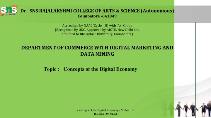 dr sns rajalakshmi college of arts science n.w
