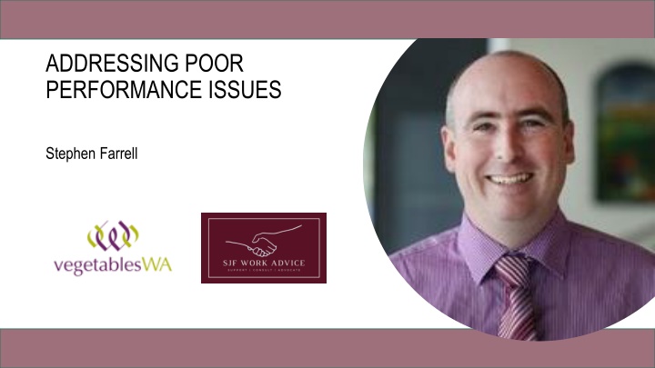 addressing poor performance issues n.w