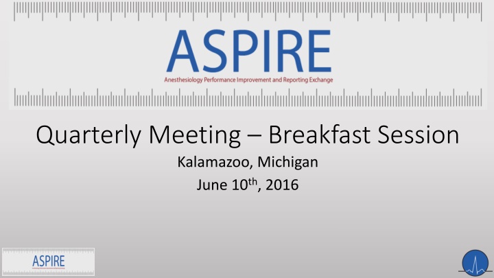 quarterly meeting breakfast session kalamazoo n.w
