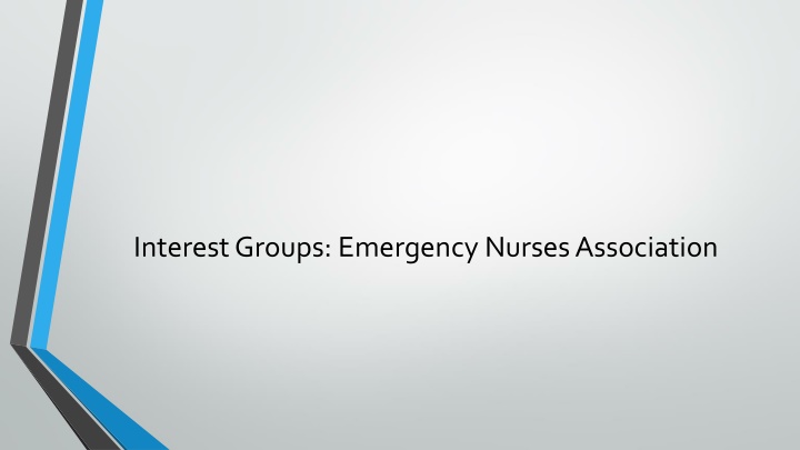 interest groups emergency nurses association n.w