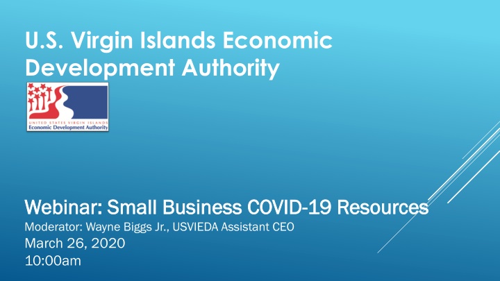 u s virgin islands economic development authority n.w
