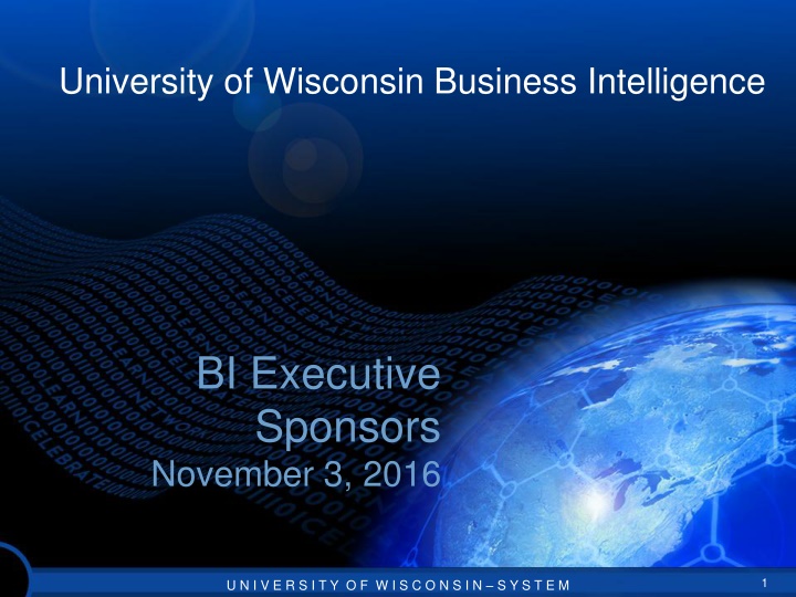university of wisconsin business intelligence n.w