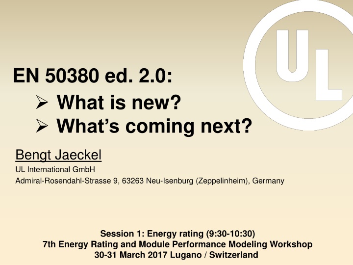 EN 50380.ed.2.0: What is new? What's coming next