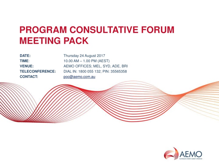 program consultative forum meeting pack n.w