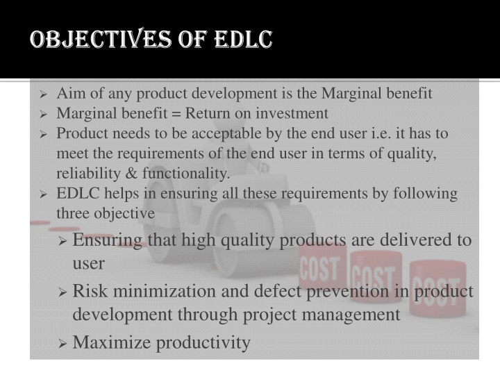 aim of any product development is the marginal n.w