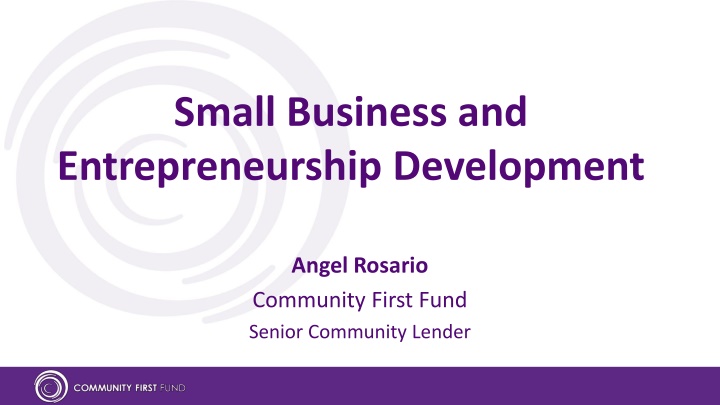 small business and entrepreneurship development n.w