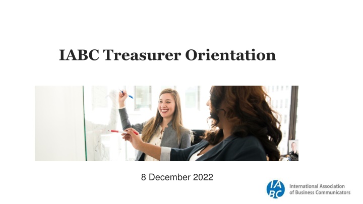 iabc treasurer orientation n.w