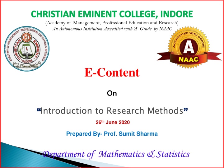 christian eminent college indore academy n.w