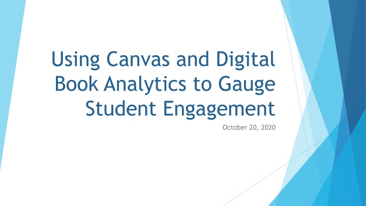 using canvas and digital book analytics to gauge n.w