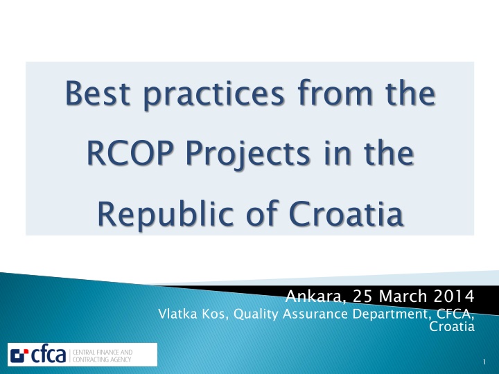 best practices from the rcop projects n.w
