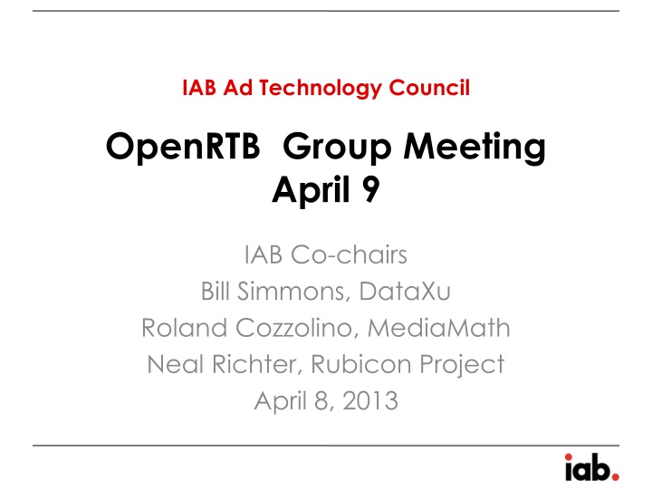 iab ad technology council n.w