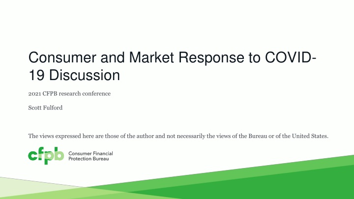 Impact of COVID-19 on Consumer Market Response