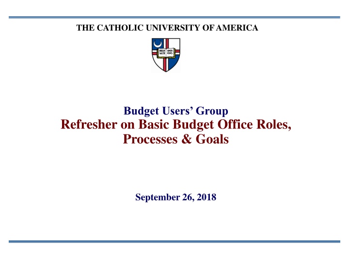 the catholic university of america n.w