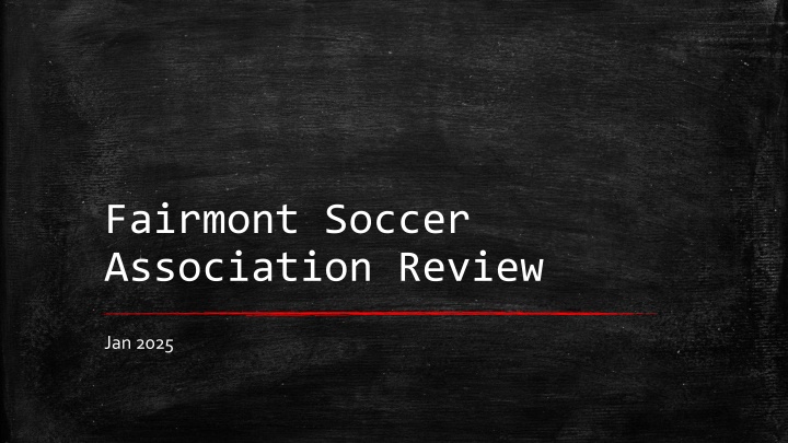 fairmont soccer association review n.w