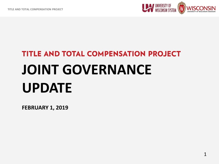 title and total compensation project n.w