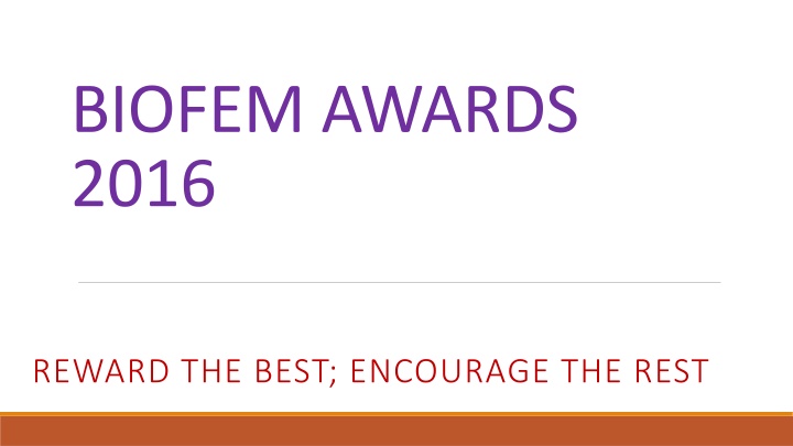 biofem awards 2016 n.w