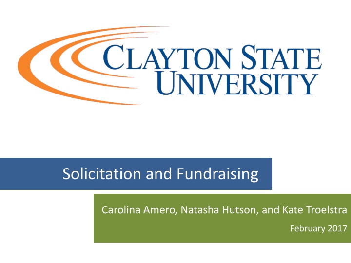 solicitation and fundraising n.w