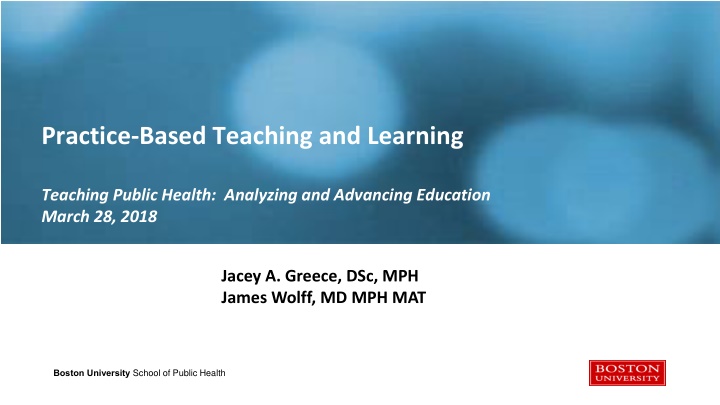 practice based teaching and learning n.w