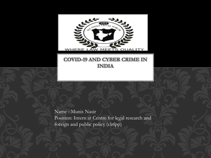 Impact of Cyber Crime Surge During COVID-19 in India