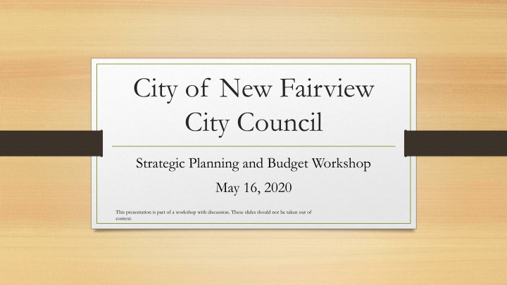 city of new fairview city council n.w