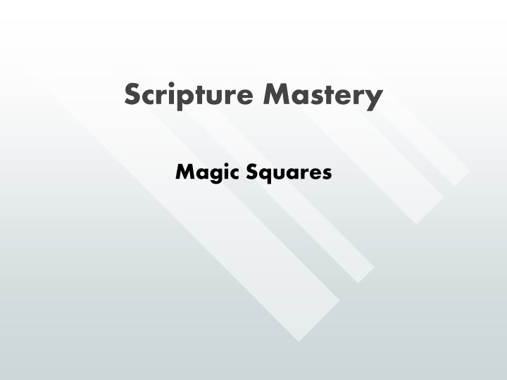scripture mastery n.w
