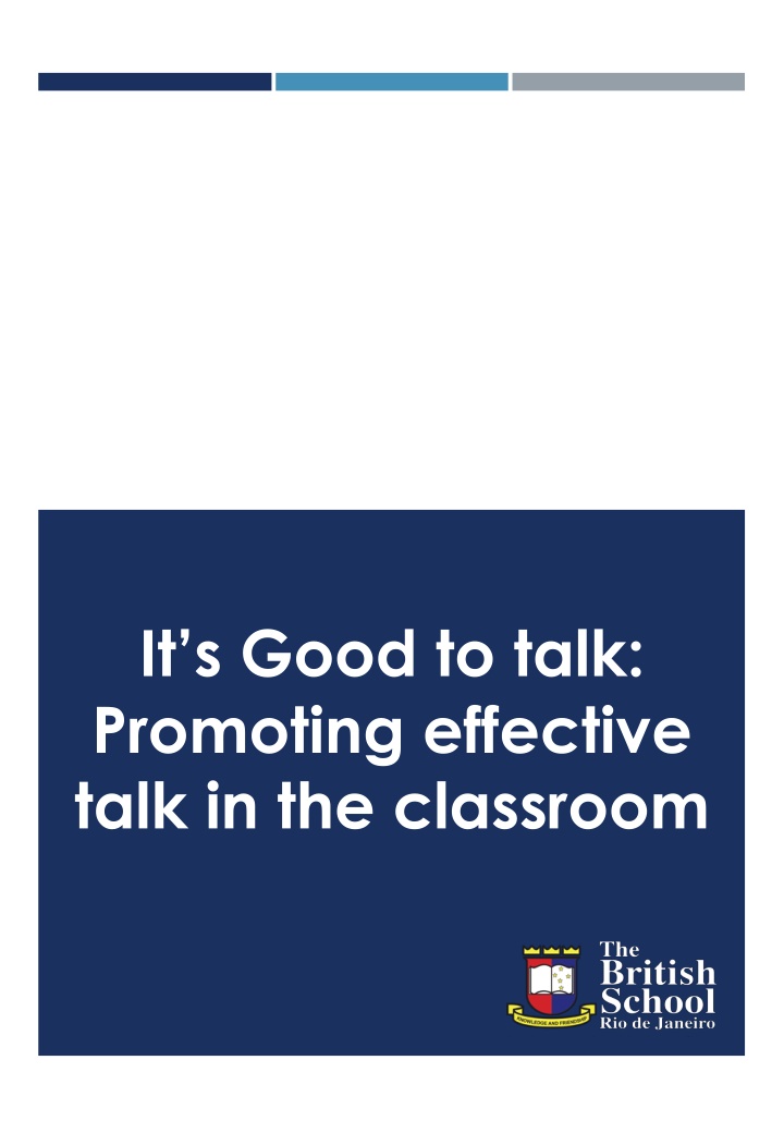 it s good to talk promoting effective talk n.w